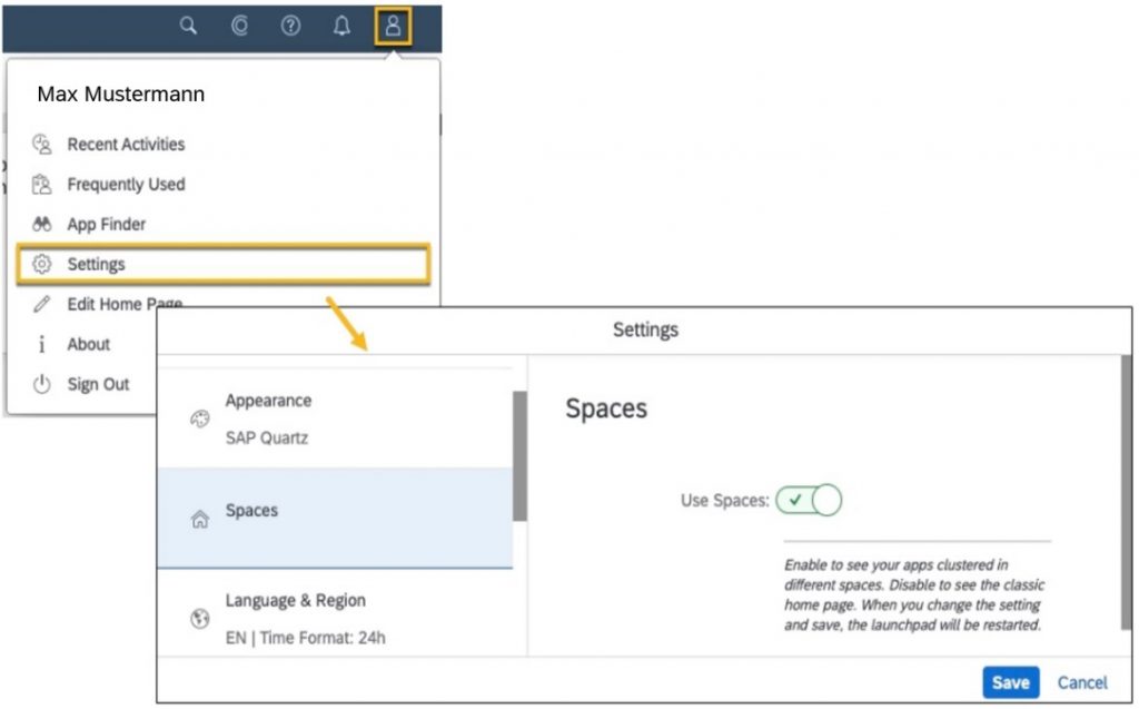 Spaces und Pages – ein neuer Ansatz zur Darstellung von Apps im SAP Fiori Launchpad